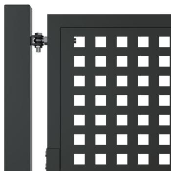 Gartentor Anthrazit 100x150 cm Stahl