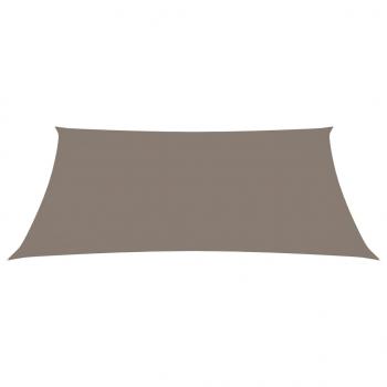 Sonnensegel Oxford-Gewebe Rechteckig 3x4,5 m Taupe