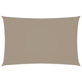 Sonnensegel Oxford-Gewebe Rechteckig 2x5 m Taupe