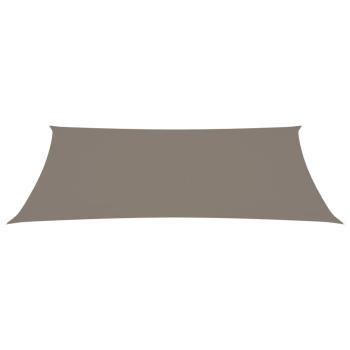 Sonnensegel Oxford-Gewebe Rechteckig 2x5 m Taupe