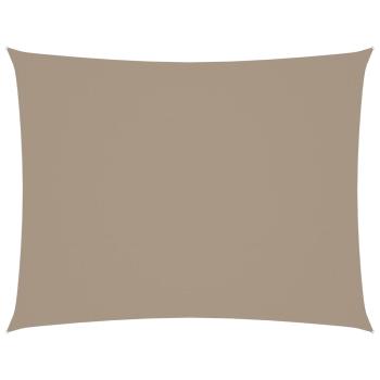 Sonnensegel Oxford-Gewebe Rechteckig 2x3 m Taupe