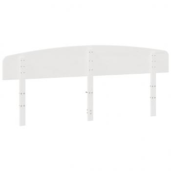 Kopfteil Weiß 180 cm Massivholz Kiefer