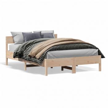 ARDEBO.de - Massivholzbett ohne Matratze 120x190 cm Kiefernholz