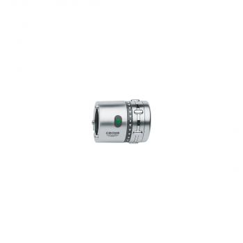 GROHE Chiara Absperrgriff 47453, für Thermostat-Batterien, chrom/mattchrom (47453IP0)