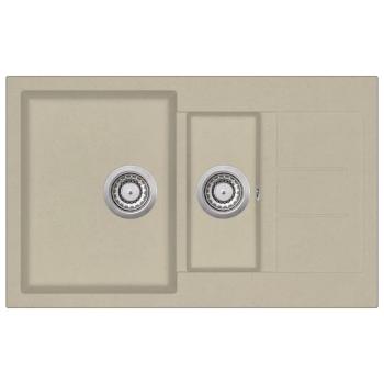 Granitspüle Doppelbecken Beige