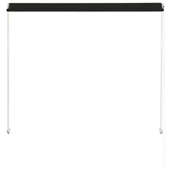 Einziehbare Markise 100×150 cm Anthrazit 