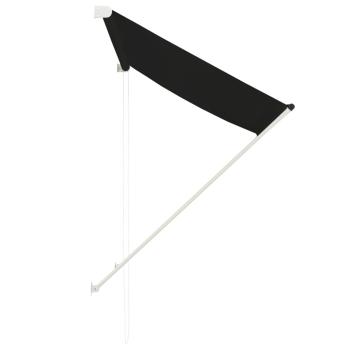 Einziehbare Markise 100×150 cm Anthrazit 