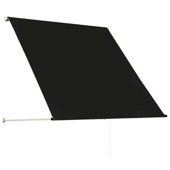 Einziehbare Markise 100×150 cm Anthrazit 