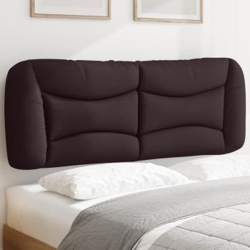 ARDEBO.de - Kopfteil-Kissen Dunkelbraun 120 cm Stoff