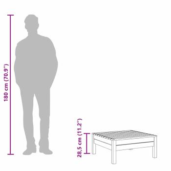 Gartenhocker Kiefernholz Imprägniert