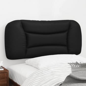 ARDEBO.de - Kopfteil-Kissen Schwarz 80 cm Kunstleder