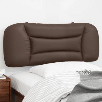 ARDEBO.de - Kopfteil-Kissen Braun 100 cm Kunstleder