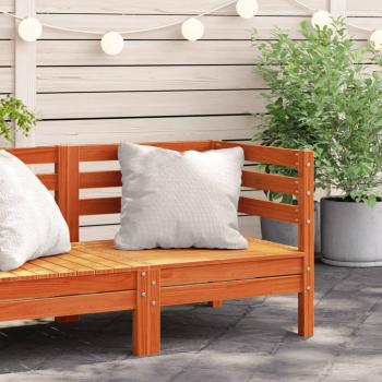 ARDEBO.de - Garten-Ecksofa Wachsbraun Massivholz Kiefer