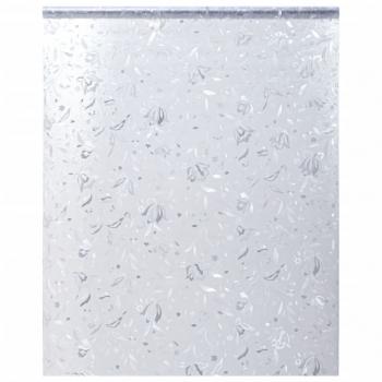 ARDEBO.de - Fensterfolie Matt Blumen-Muster 60x500 cm PVC