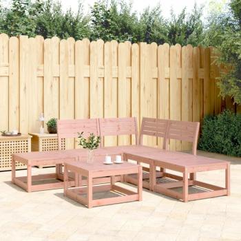 ARDEBO.de - 5-tlg. Garten-Sofagarnitur Massivholz Douglasie