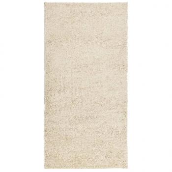 Teppich Shaggy Hochflor Modern Golden 100x200 cm