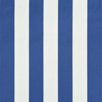 Einziehbare Markise 100×150 cm Blau und Weiß