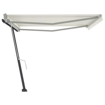 Standmarkise Manuell Einziehbar 450x300 cm Creme