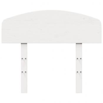 Kopfteil Weiß 100 cm Massivholz Kiefer