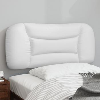 ARDEBO.de - Kopfteil-Kissen Weiß 80 cm Kunstleder