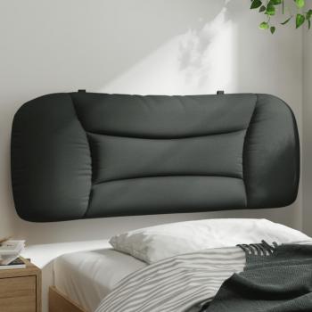 ARDEBO.de - Kopfteil-Kissen Dunkelgrau 100 cm Stoff
