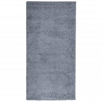 Shaggy-Teppich PAMPLONA Hochflor Modern Blau 100x200 cm