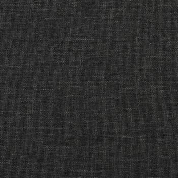 Schlafsofa 2-Sitzer Schwarz Stoff