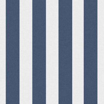 Gartenkissen 2 Stk. Streifenmuster 60 x 40 cm Marineblau
