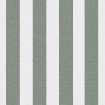 Gartenkissen 2 Stk. Streifenmuster 60 x 40 cm Grau