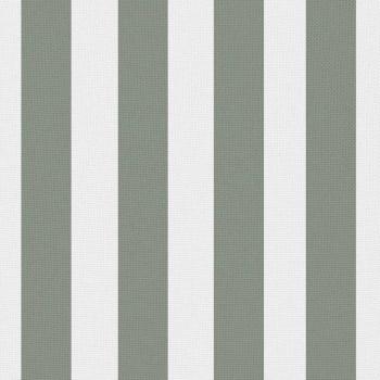 Gartenkissen 2 Stk. Streifenmuster 60 x 40 cm Grau