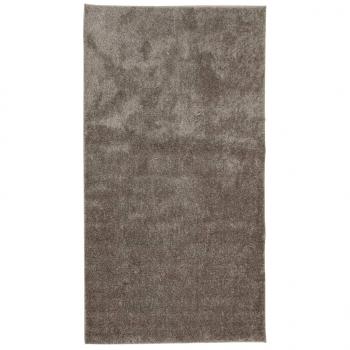 Teppich ISTAN Hochflor Glänzend Grau 80x150 cm