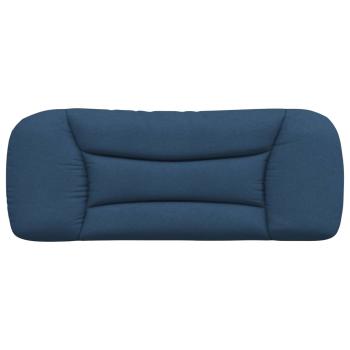 Kopfteil-Kissen Blau 100 cm Stoff