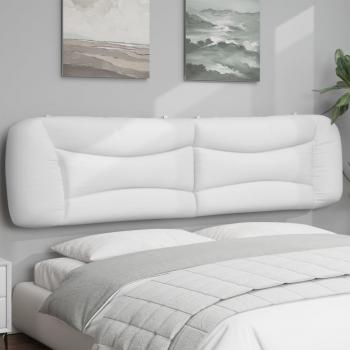 ARDEBO.de - Kopfteil-Kissen Weiß 200 cm Kunstleder