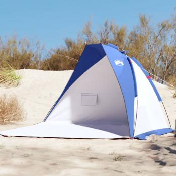 ARDEBO.de - Strandzelt Azurblau 268x223x125 cm 185T Polyester