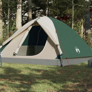 ARDEBO.de - Kuppel-Campingzelt 6 Personen Grün Wasserdicht