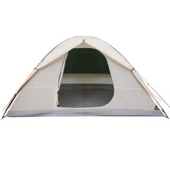 Kuppel-Campingzelt 6 Personen Grün Wasserdicht