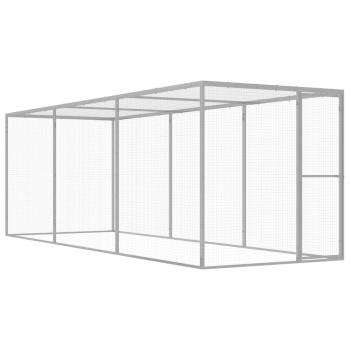 ARDEBO.de - Katzenkäfig 4,5x1,5x1,5 m Verzinkter Stahl