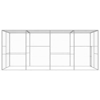 Katzenkäfig 6x3x2,5 m Verzinkter Stahl