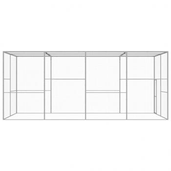 Katzenkäfig 6x3x2,5 m Verzinkter Stahl