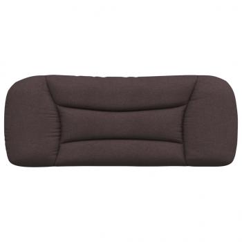 Kopfteil-Kissen Dunkelbraun 100 cm Stoff