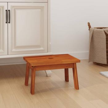 Tritthocker 38x26x22 cm Massivholz Akazie