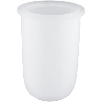 ARDEBO.de GROHE Essentials Ersatzglas für Bürste, daVinci satin weiß (40393000)