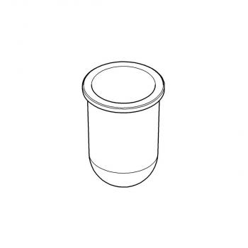 GROHE Essentials Ersatzglas für Bürste, daVinci satin weiß (40393000)