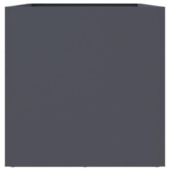 Pflanzkübel Anthrazit 62x30x29 cm Kaltgewalzter Stahl