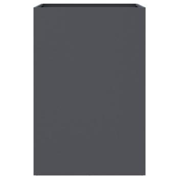 Pflanzkübel Anthrazit 52x48x75 cm Kaltgewalzter Stahl