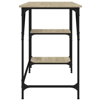Schreibtisch Sonoma-Eiche 120x50x75 cm Metall Holzwerkstoff