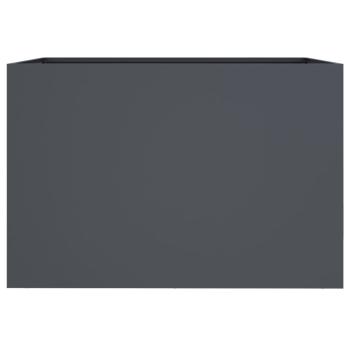 Pflanzkübel Anthrazit 62x40x39 cm Kaltgewalzter Stahl
