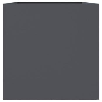 Pflanzkübel Anthrazit 62x40x39 cm Kaltgewalzter Stahl