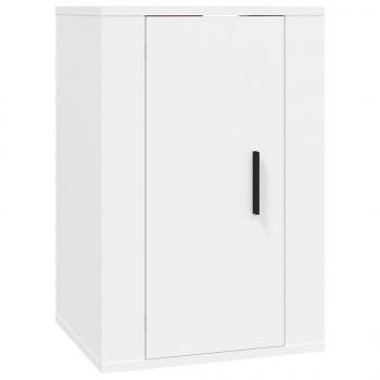ARDEBO.de - TV-Wandschrank Weiß 40x34,5x60 cm