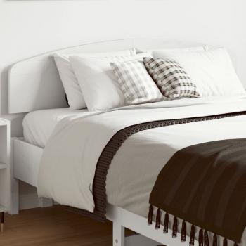 ARDEBO.de - Kopfteil Weiß 135 cm Massivholz Kiefer